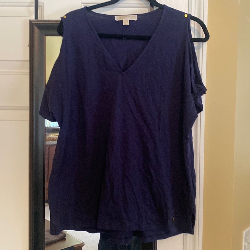 Michael Kors cold shoulder top